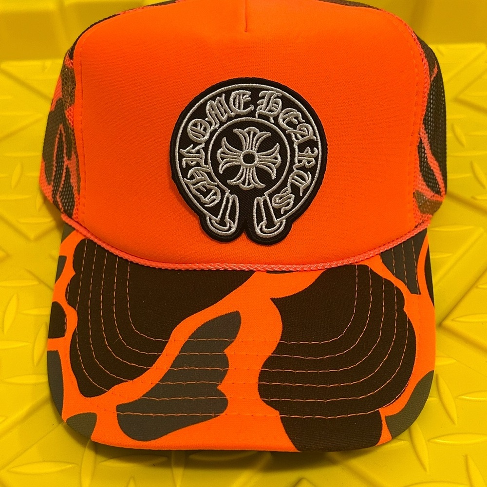 CHROME HEARTS X OTTO TRUCKER HAT ADJUSTABLE NEW CAP HAT FASHION CAMO UNISEX